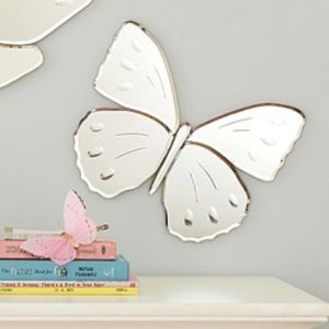 Pottery Barn Kids butterfly mirror wall decor